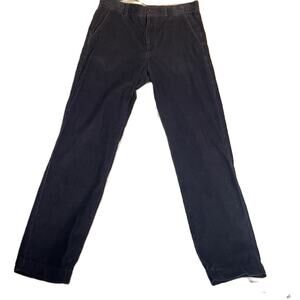Dockers D2 Corduroy Pants Men's W34 X L34 See Note Navy Blue Button Pockets BTSe